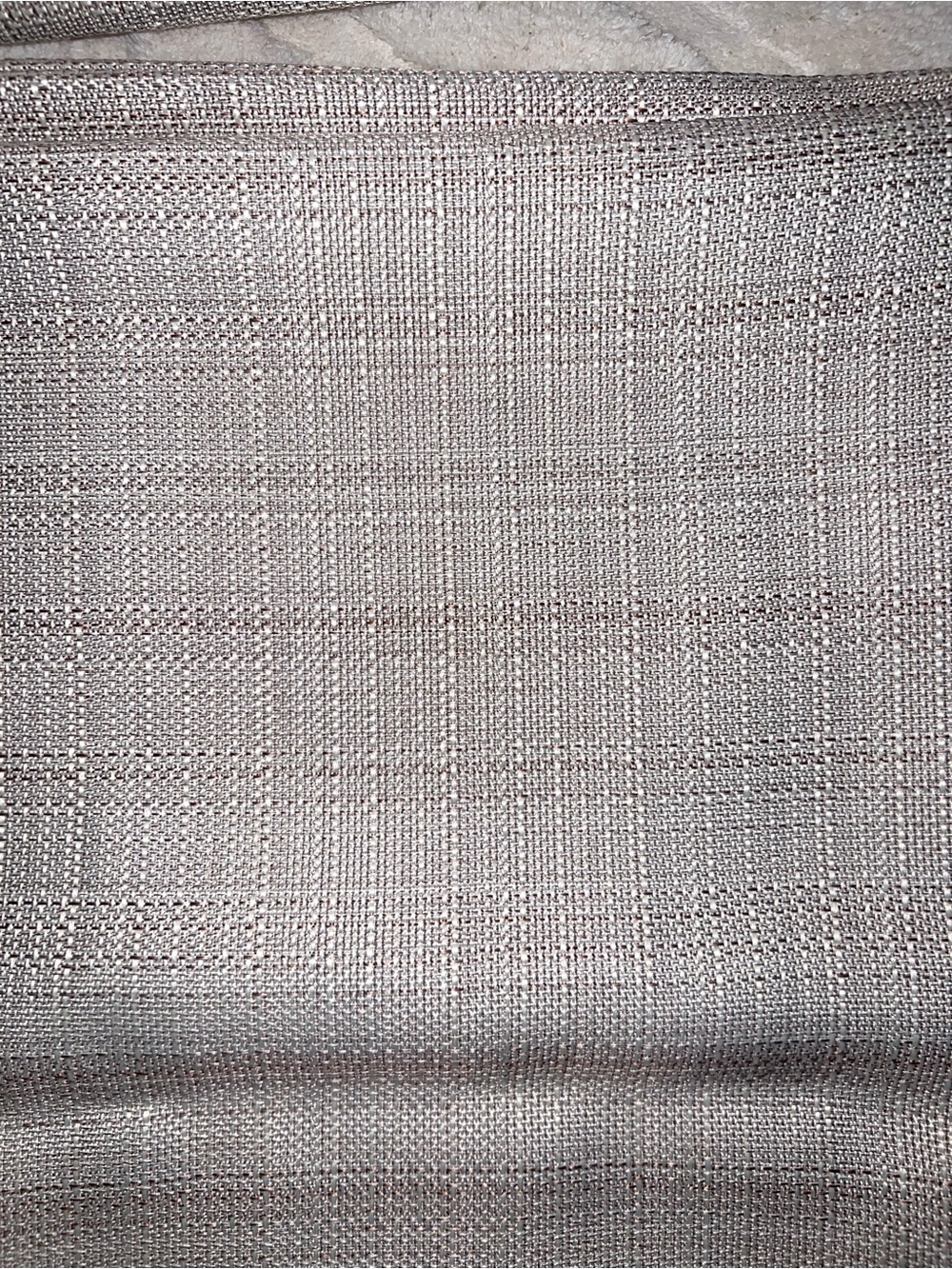 Cream Textured Curtain Panel - - Picture 4 of 6
